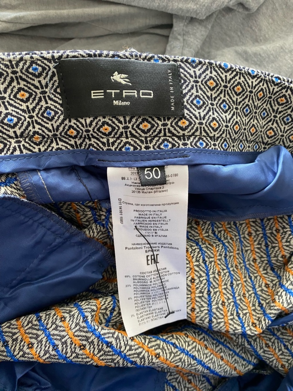 Etro pants size 50, XL - Picture 4 of 5